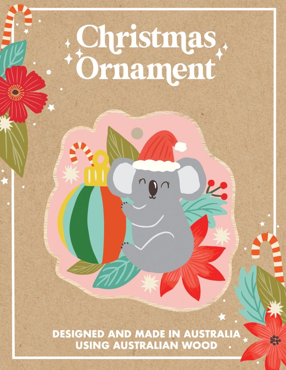 Christie Williams Wooden Christmas Ornaments