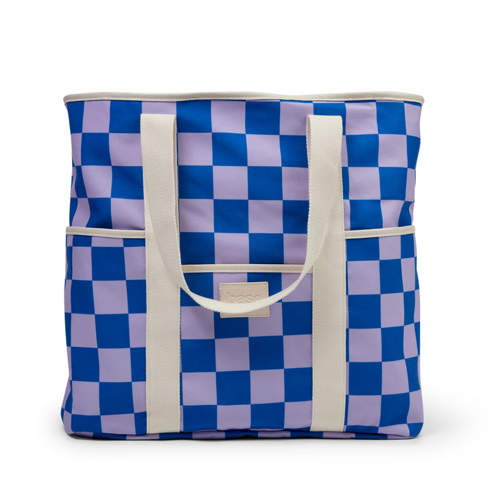 Beach Base (Coast) - Lilac/Blue Check
