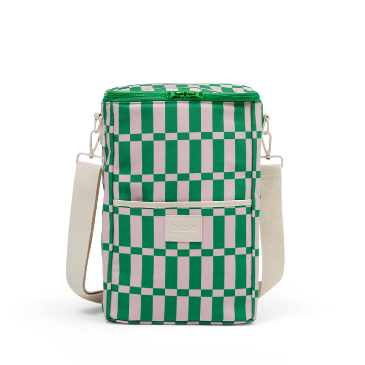 Bottle Base (Coast) - Apple /Soft Pink Check