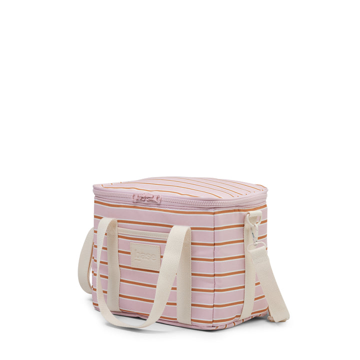 Lunch Base (Coast) - Soft Pink/Rust Stripe