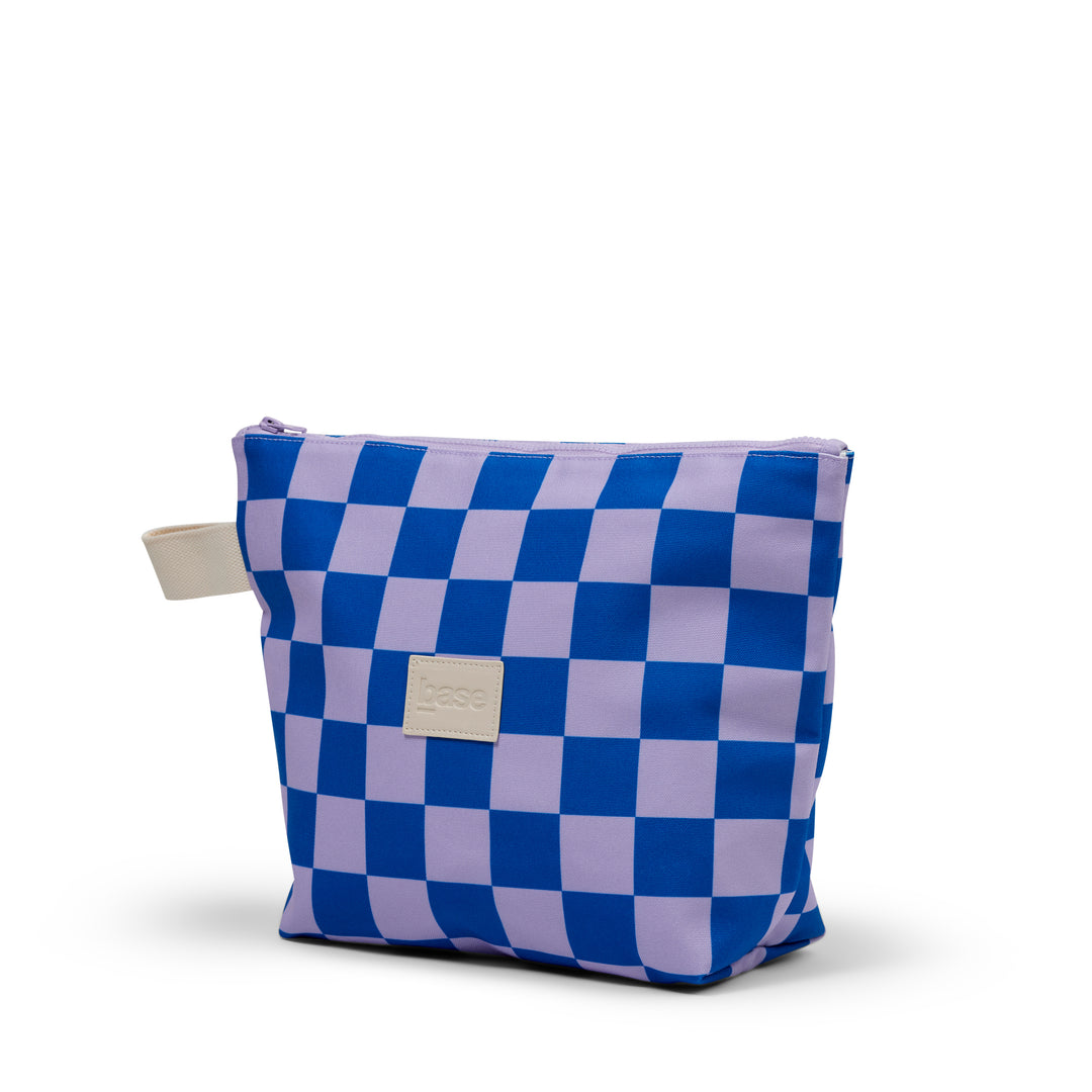Wet Base Large (Coast) - Lilac/Blue Check