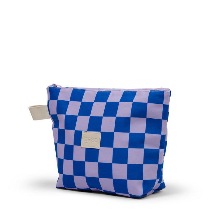 Wet Base Large (Coast) - Lilac/Blue Check