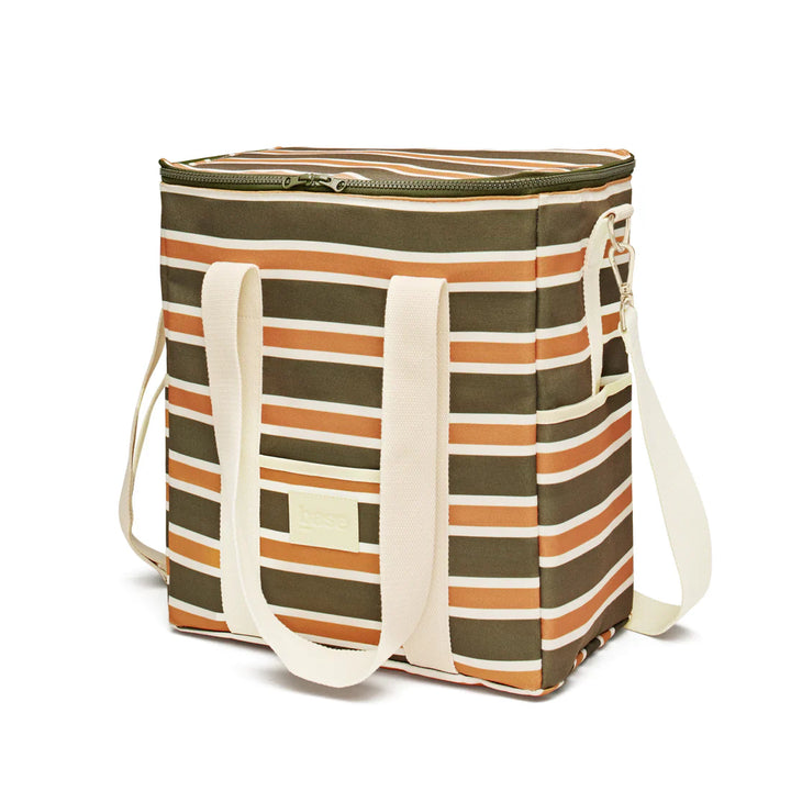 Cool Base (Coast) - Khaki / Rust Stripe