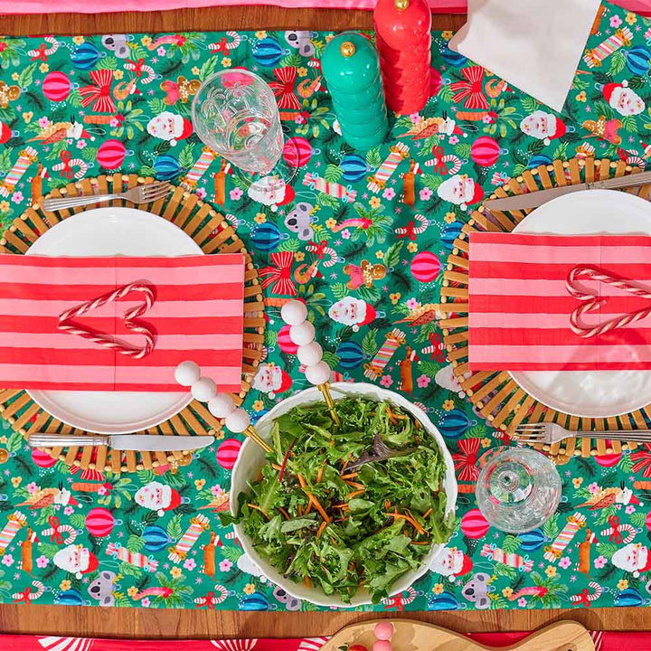 Cotton Tablecloth - Deck The Palms