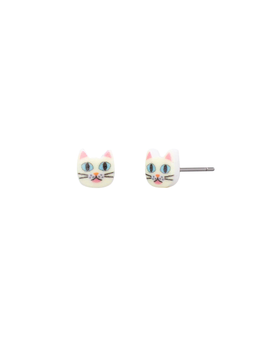 Sugar Cat Studs Earrings