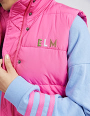 Elm Core Puffer Vest - Shocking Pink