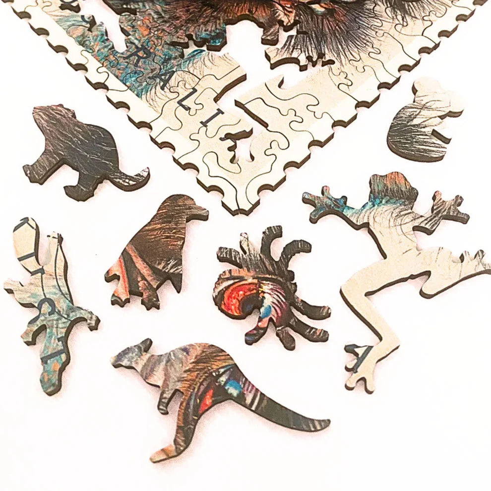 Sally Edmonds  Emu - 74 pcs Wooden Puzzle