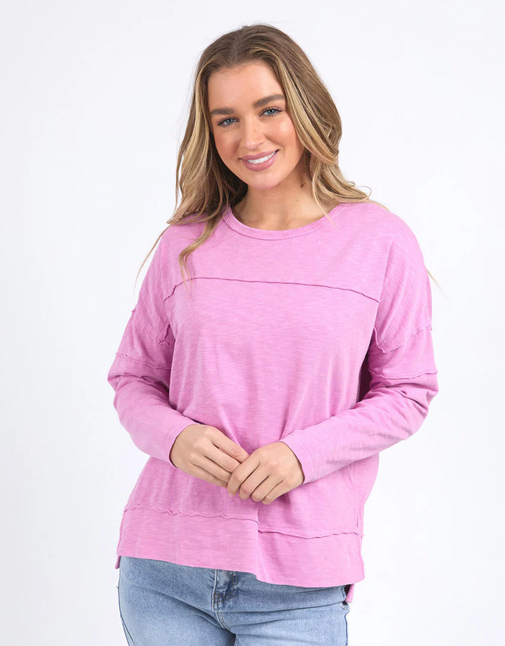Jayne Throw on Top - Fuschia