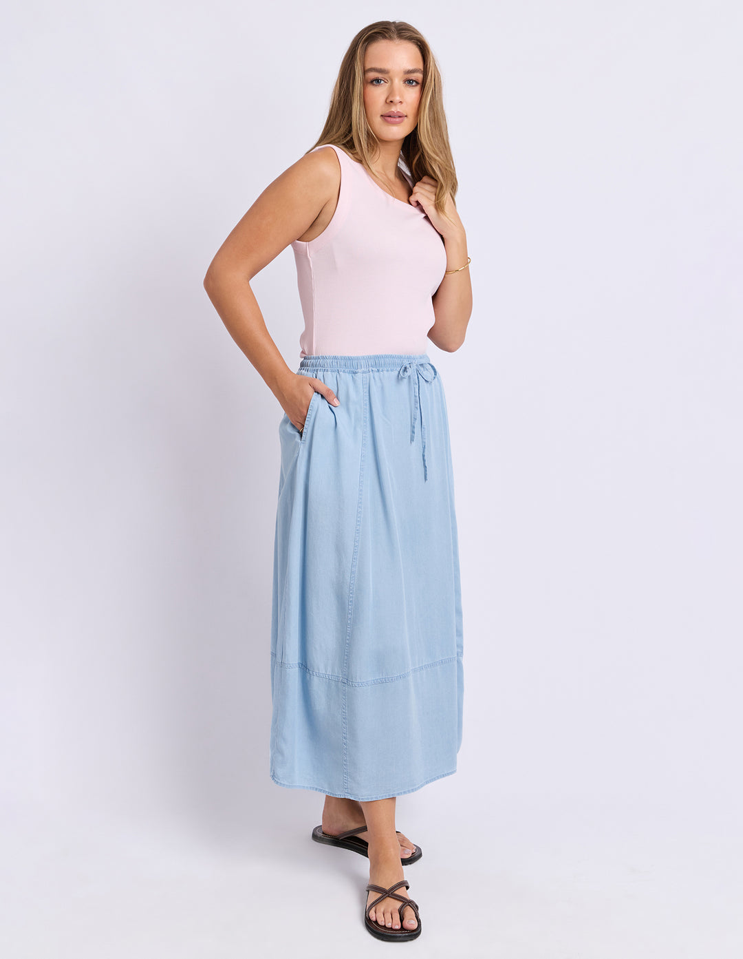 Foxwood Fresco Skirt - Light Blue