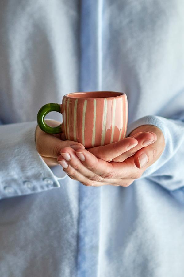 Nini Cup -Rose with White Stripes