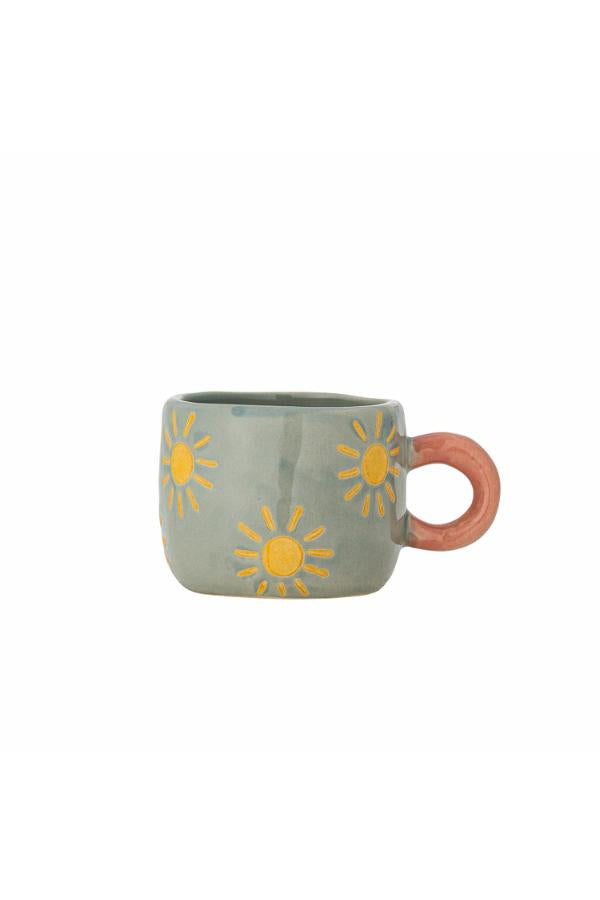 Nini Cup - Green with Yellow Suns