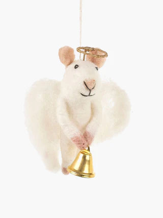 Mouse Angel Christmas Decoration