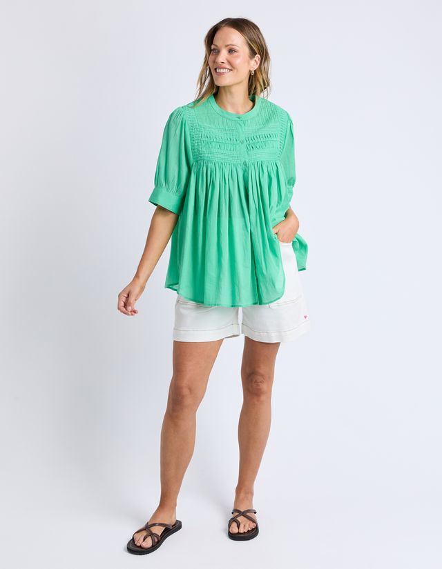 Elm Monty S/S Shirt – Gumdrop Green