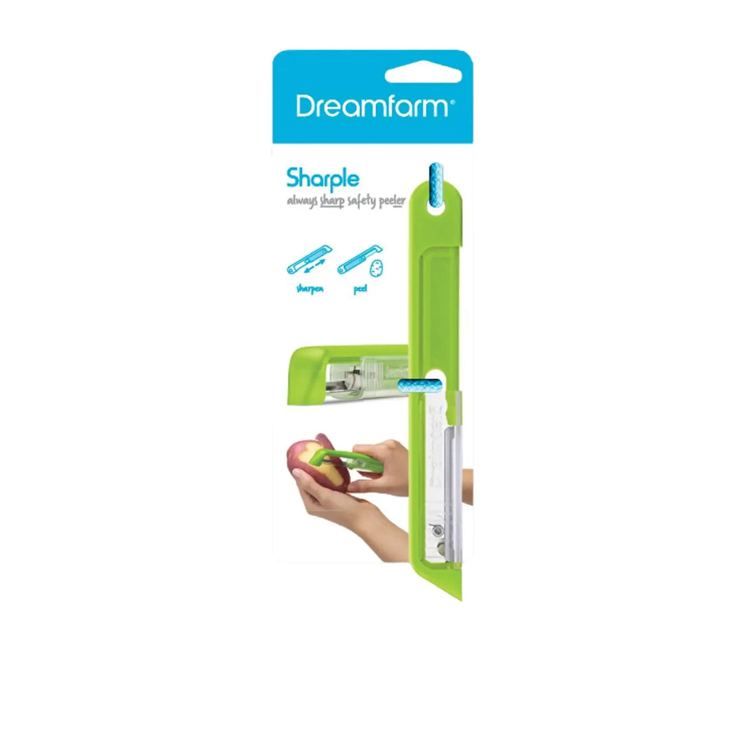 Dreamfarm Sharple Sharp Safety Peeler Green