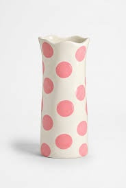 Small Ceramic Vase - Pink Spot