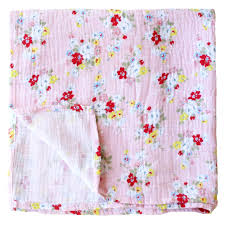 Muslin Cotton Swaddle - Vintage Rose