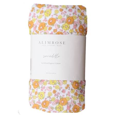 Alimrose Muslin Cotton Swaddle -Sweet Marigold
