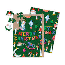 Cath Kidston Jigsaw Card 45pc- Christmas Decorations
