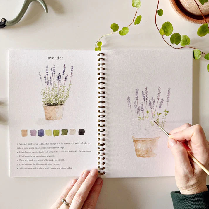 Garden Watercolour Workbook