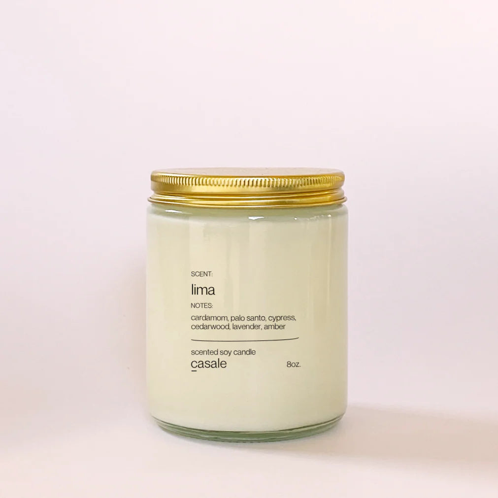 Lima Single Wicked Soy Candle (8oz / 226g)