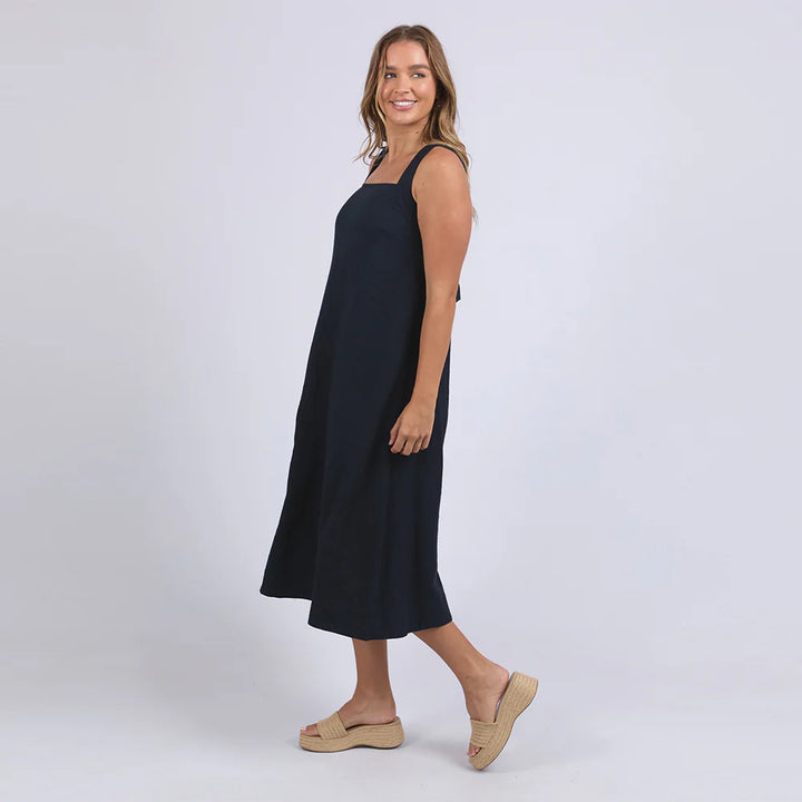 Lourdes Dress - Navy