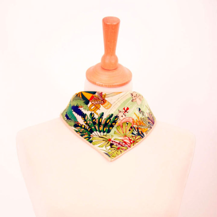 Silk Scarf Heloise Aquaparc - 50X50 cm