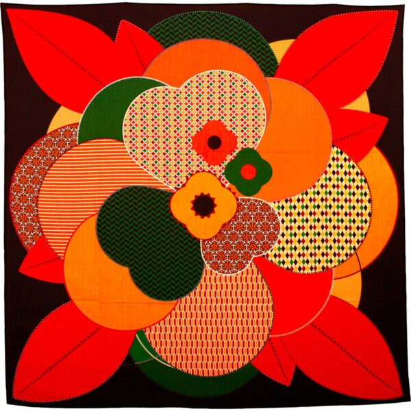 Silk Scarf - Flower Epice- 50X50 CM