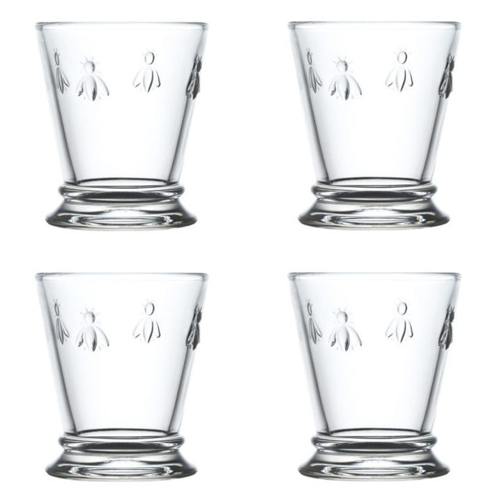 La Rochere Bee Tumblers Clear - Box Set of 4