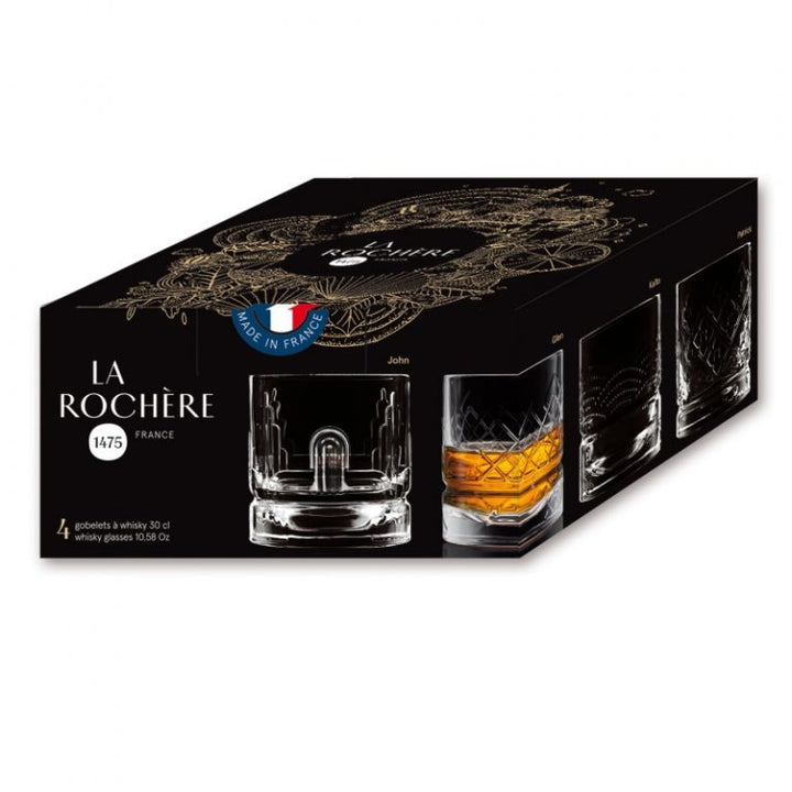 La Rochere Dandy Whisky Glasses - Assorted Set of 4