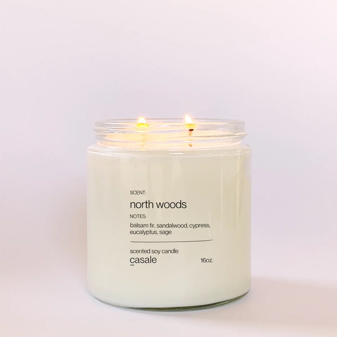 North Woods Double Wicked Soy Candle (16oz / 453g)