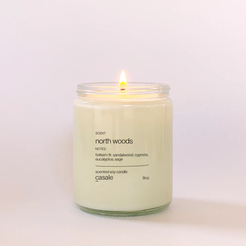 North Woods Single Wicked Soy Candle (8oz / 226g)