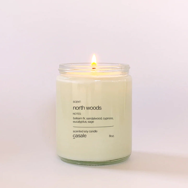 North Woods Single Wicked Soy Candle (8oz / 226g)