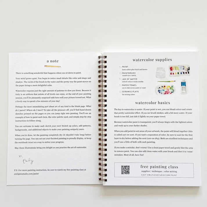 Fruit Watercolour Workbook
