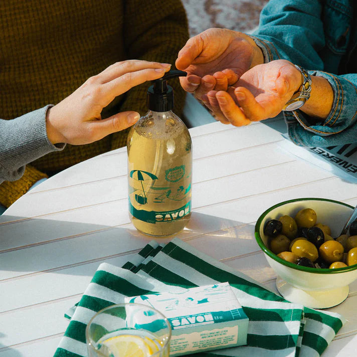 Olive Glass  Marseille Liquid Soap - Limited Edition