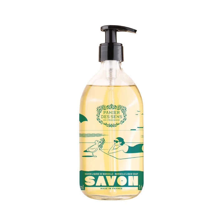 Olive Glass  Marseille Liquid Soap - Limited Edition