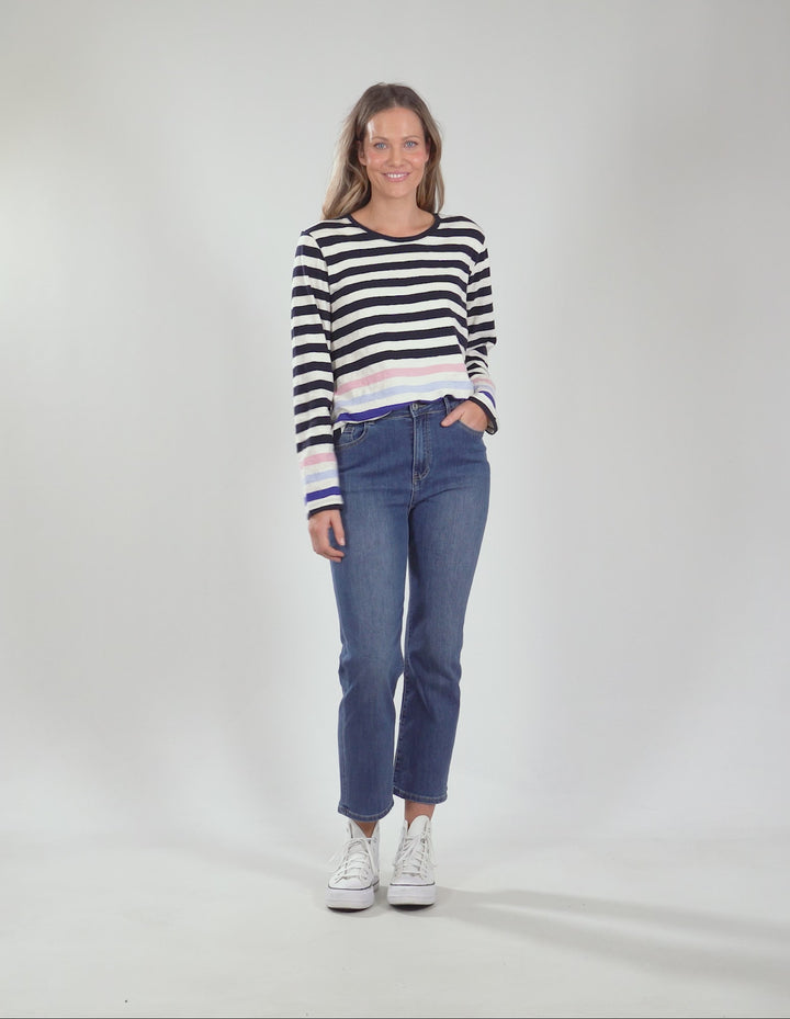 Ultra Long Sleeve T Shirt - Navy