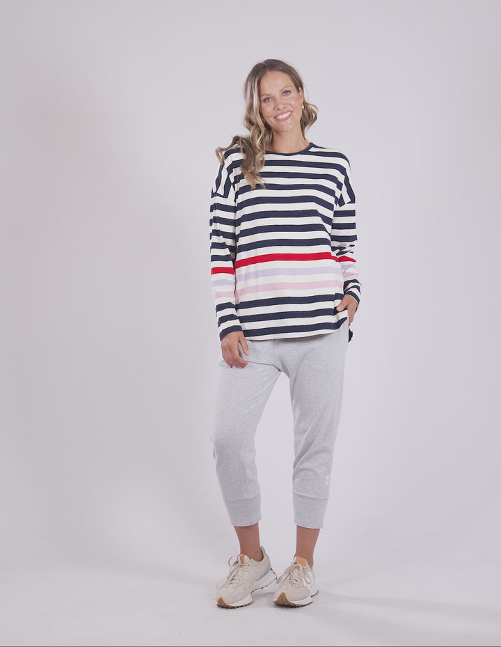 Retreat Long Sleeve Tee - Multicoloured