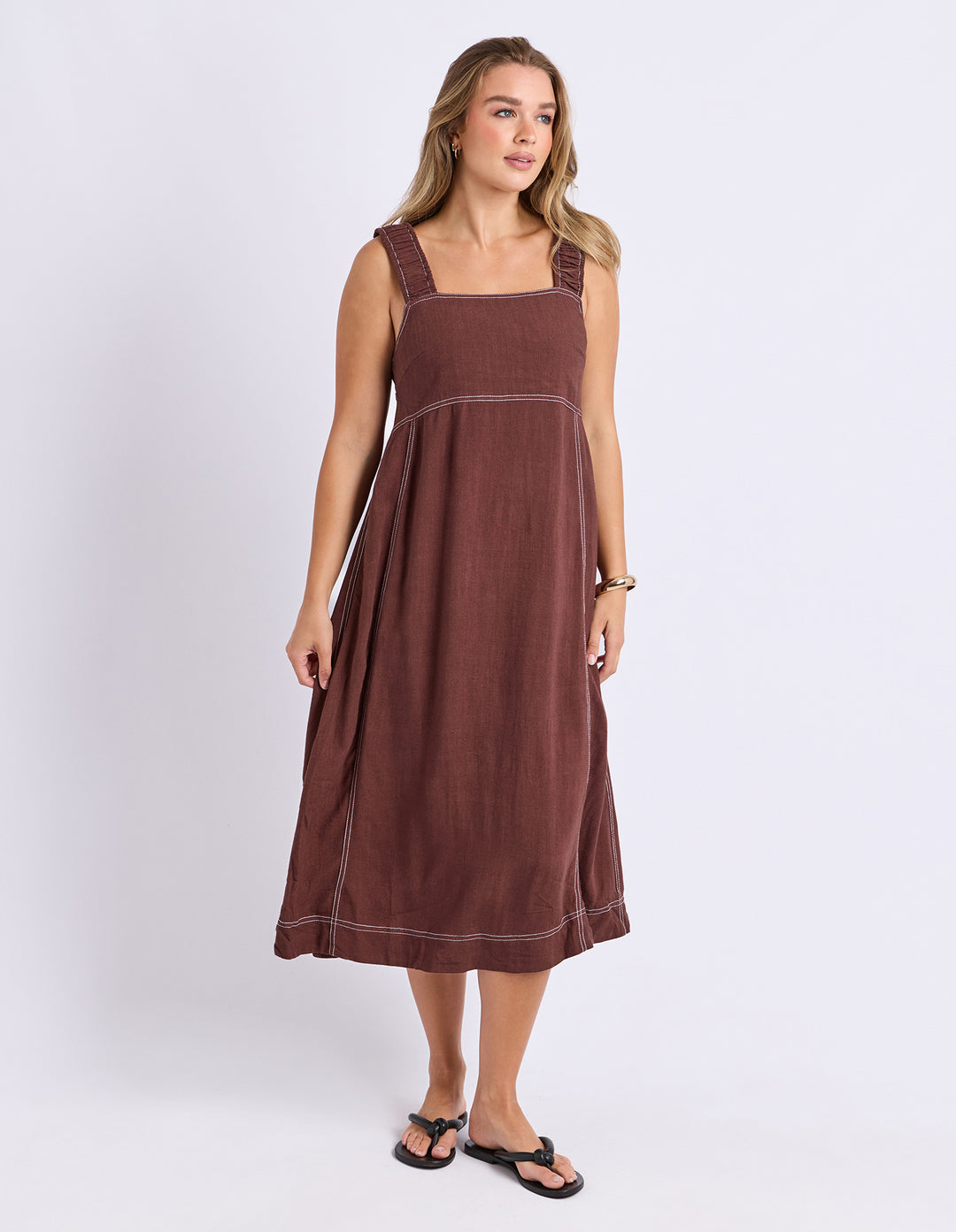 Sage Dress - Chocolate