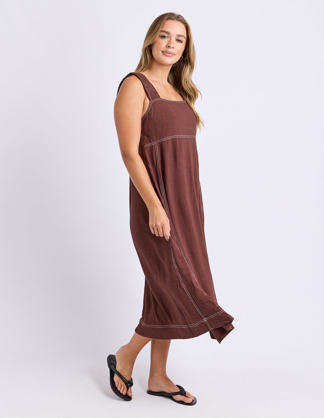 Sage Dress - Chocolate