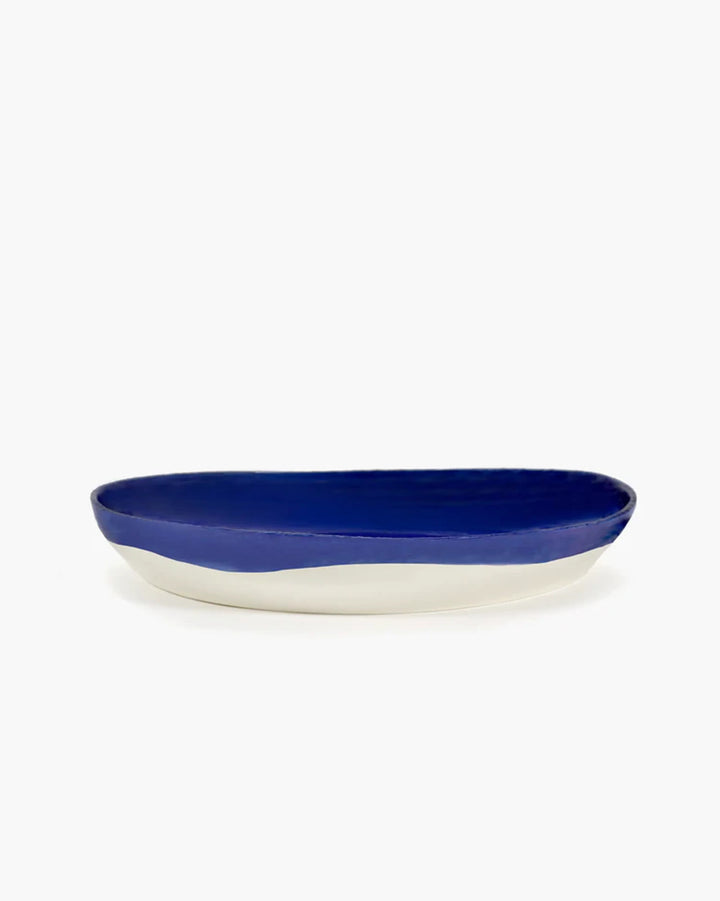 Ottolenghi Serving Bowl M Blue with White Dots FEAST
