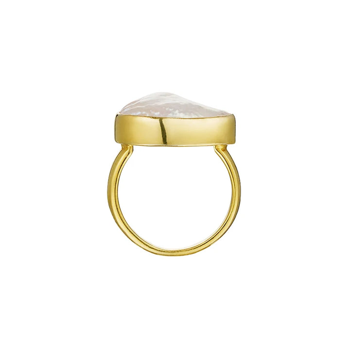 Of The Sea Baroque Pearl Ring