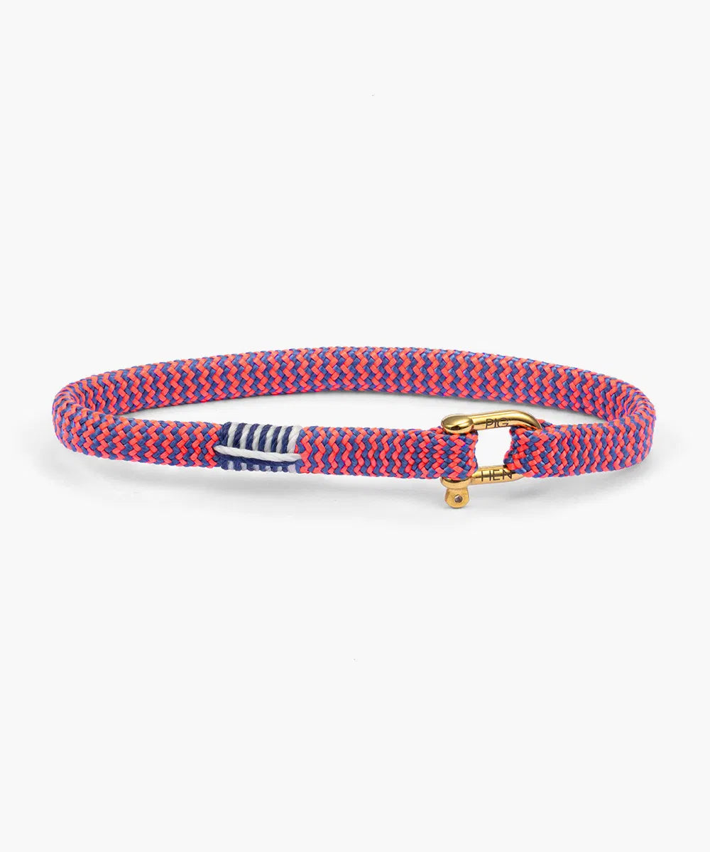 Women's Franky Bracelet - Neon Pink, Royal Blue and Gold