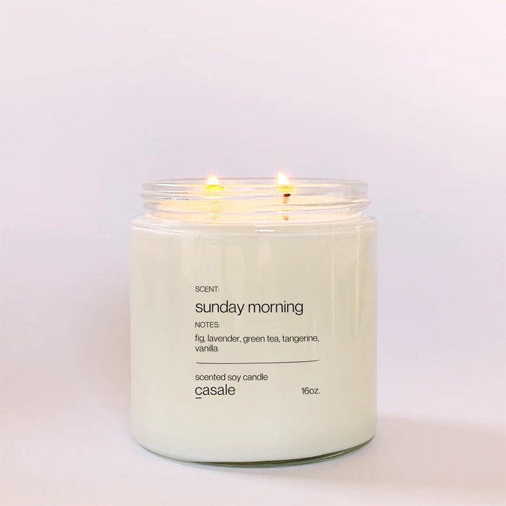 Sunday Morning Double Wicked Soy Candle (16oz / 453g)