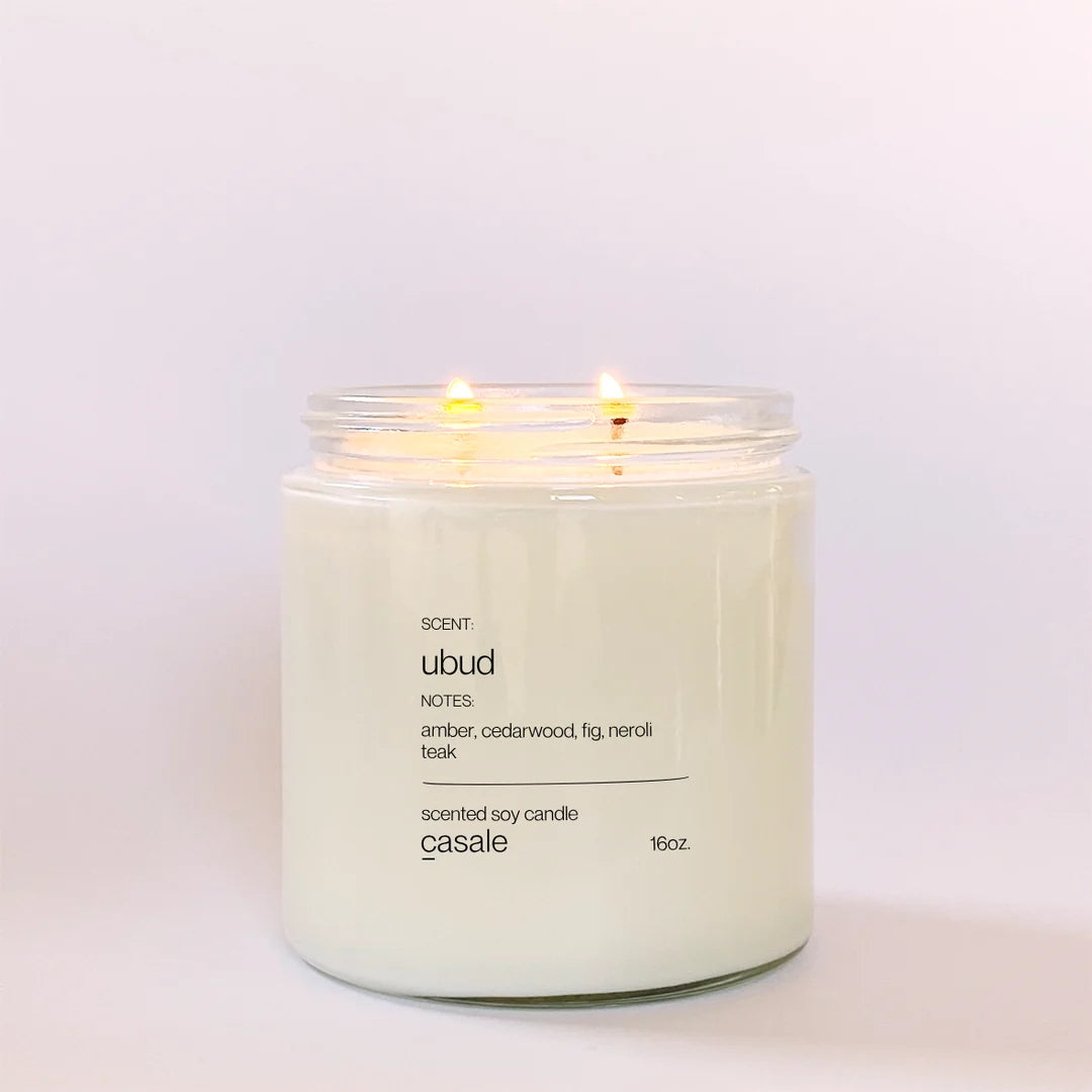 Ubud  Double Wicked Soy Candle (16oz / 453g)