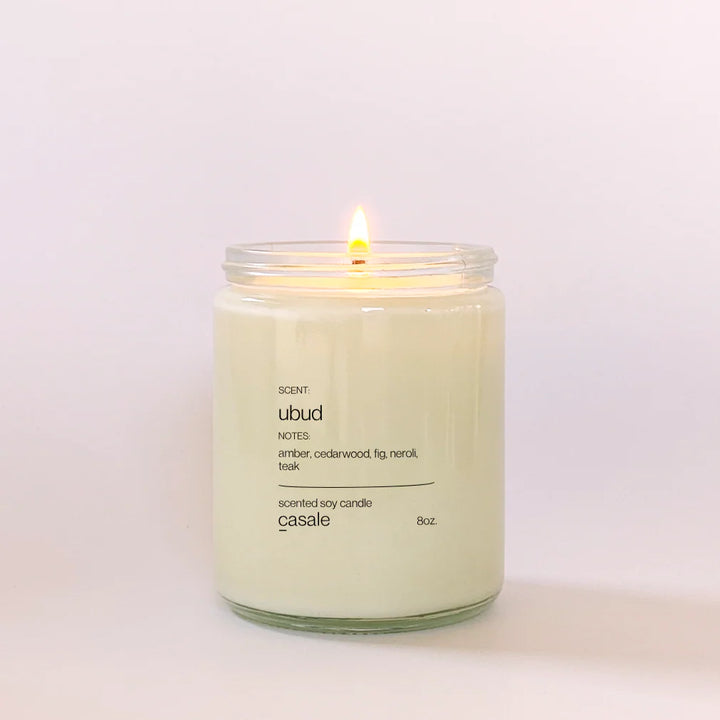 Ubud Single Wicked Soy Candle (8oz / 226g)