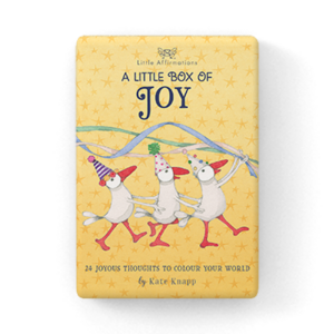 Twigseeds A Little Box of Joy | 24 affirmations cards + stand