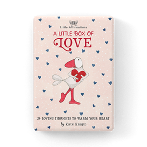 Twigseeds A Little Box of Love | 24 affirmations cards + stand