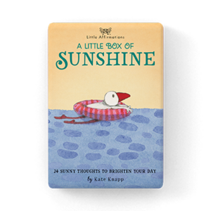 Twigseeds A Little Box of Sunshine | 24 affirmations cards + stand