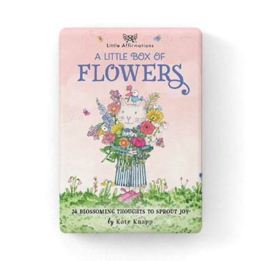 Twigseeds A Little Box of Flowers | 24 affirmations cards + stand