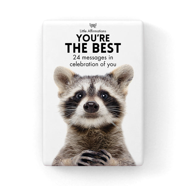 You're the Best | 24 affirmations cards + stand
